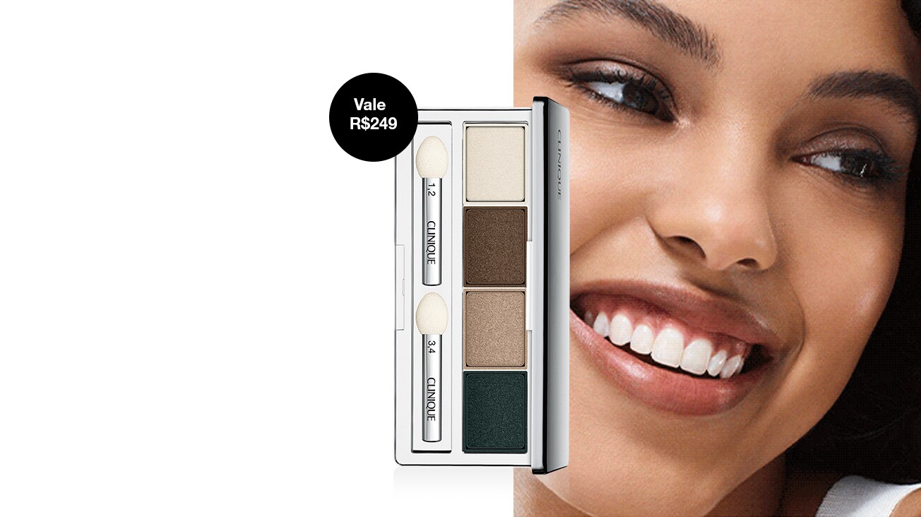 4 cores. Vários looks. Ganhe uma paleta de sombras nas compras acima de R$349