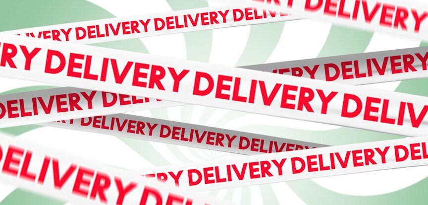 Não está pronta para sair de casa? Sem problemas! Delivery