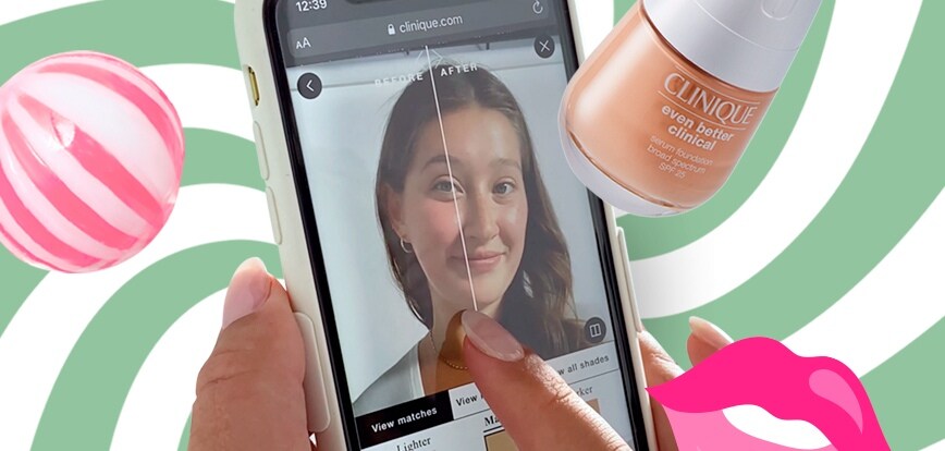 Experimente nossa base #1 - pelo celular! Encontre a sua cor ideal virtualmente e compre sem medo de errar!