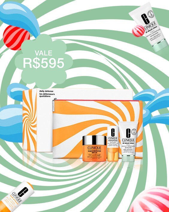 O Presente Ideal - Kit Superdefense Clinique