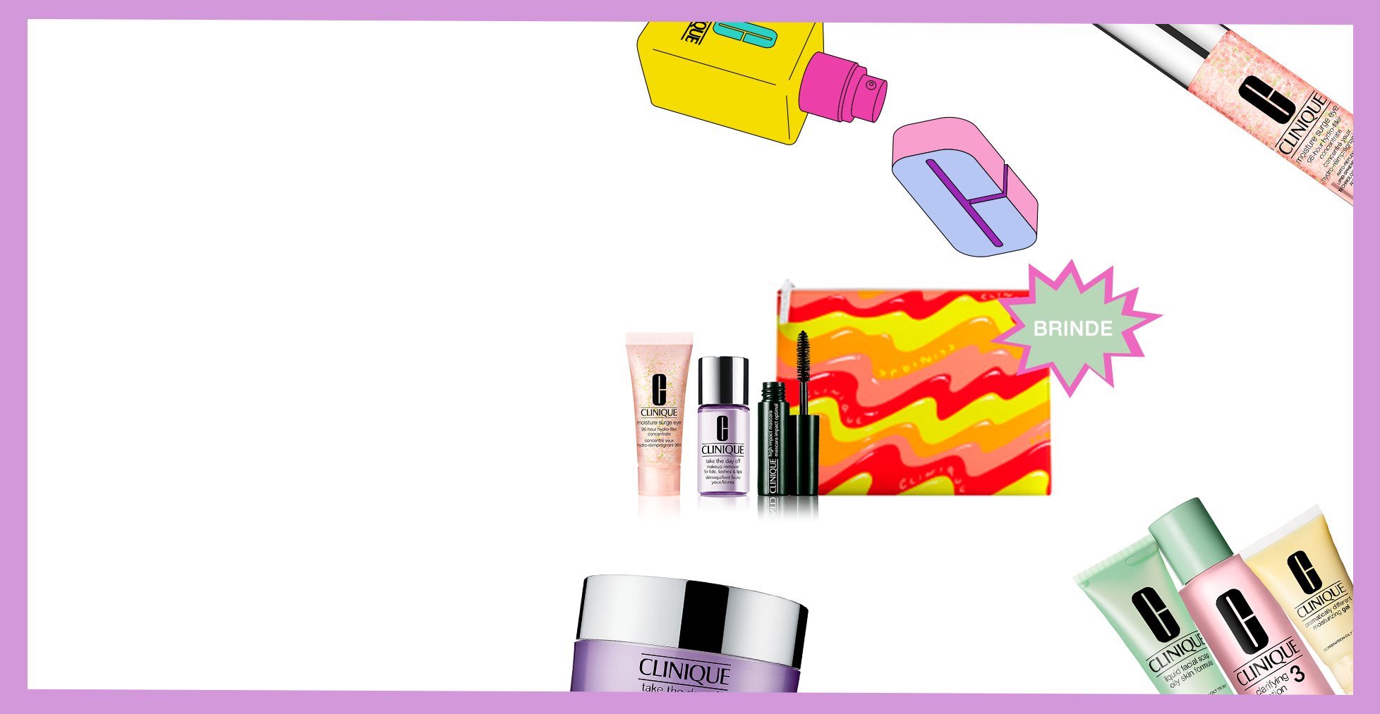 Clinique Summer Sale. Até 40% off em todo site. Ganhe até 4 presentes