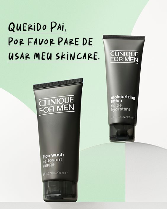 Querido Pai, por favor pare de usar meu skincare.