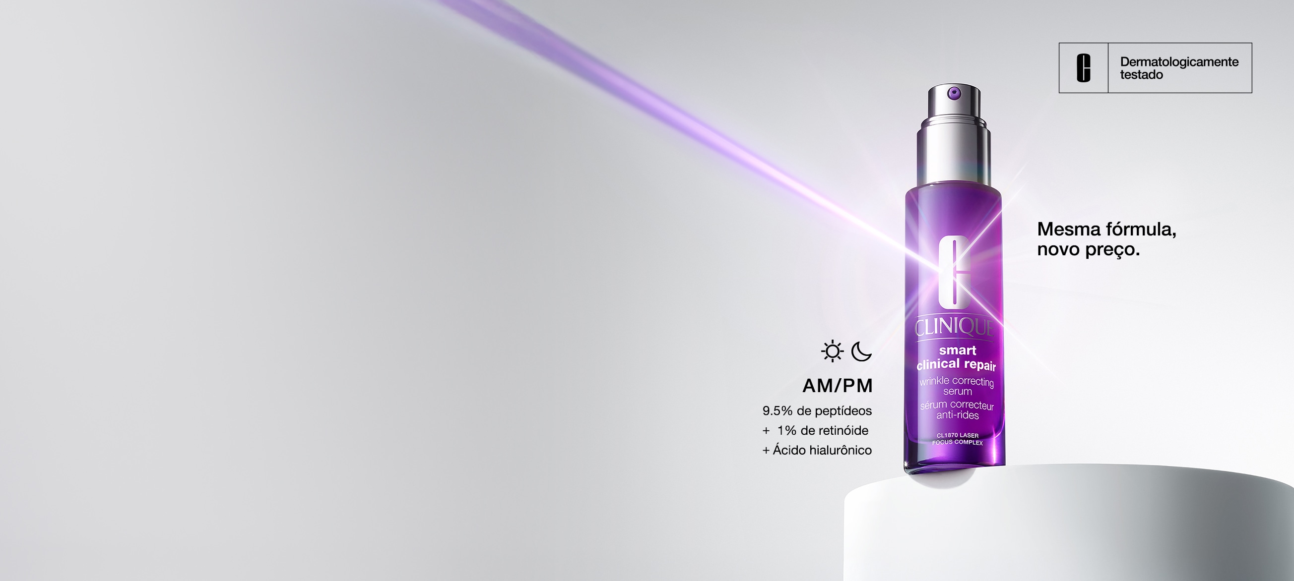 Tão eficaz quanto um tratamento a laser.