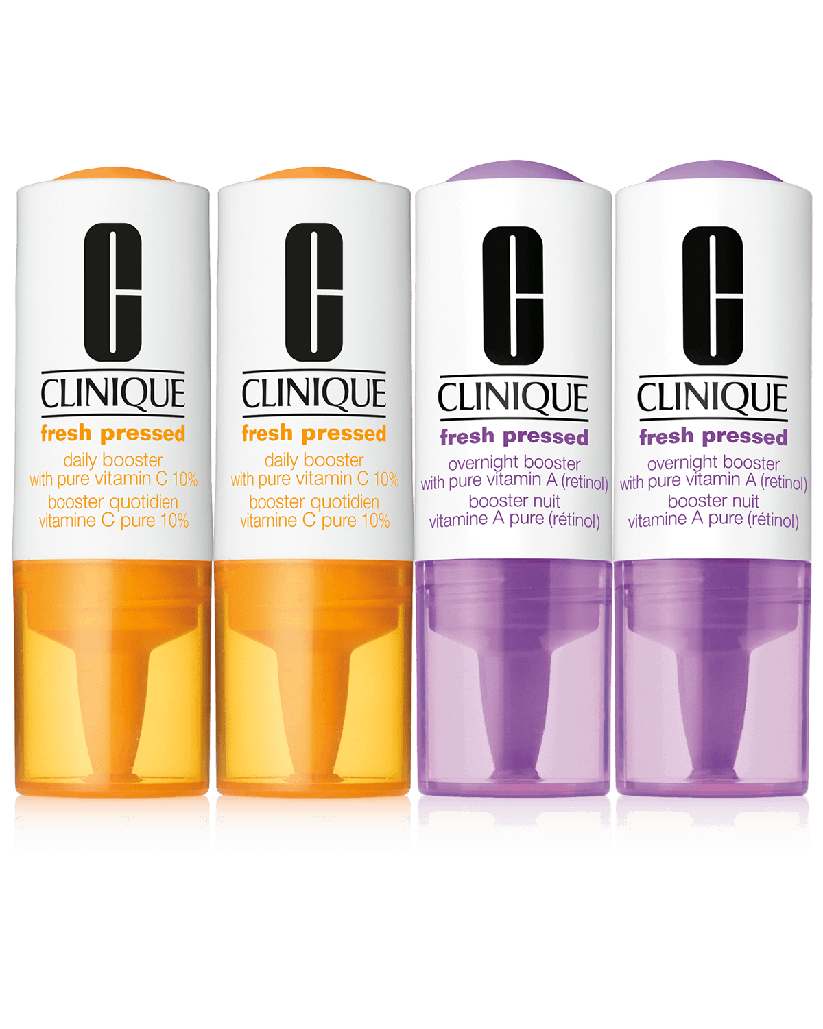 Kit Anti-Idade Vitamina C e Vitamina A Fresh Pressed Clinical™ - 14 dias
