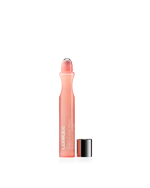 Sérum Iluminador Para Área Dos Olhos All About Eyes™, Ilumina a área dos olhos com o tempo. O sérum hidratante de secagem rápida pode ser aplicado em camadas sobre ou sob a maquiagem. Sem óleo. Oftalmologicamente testado.