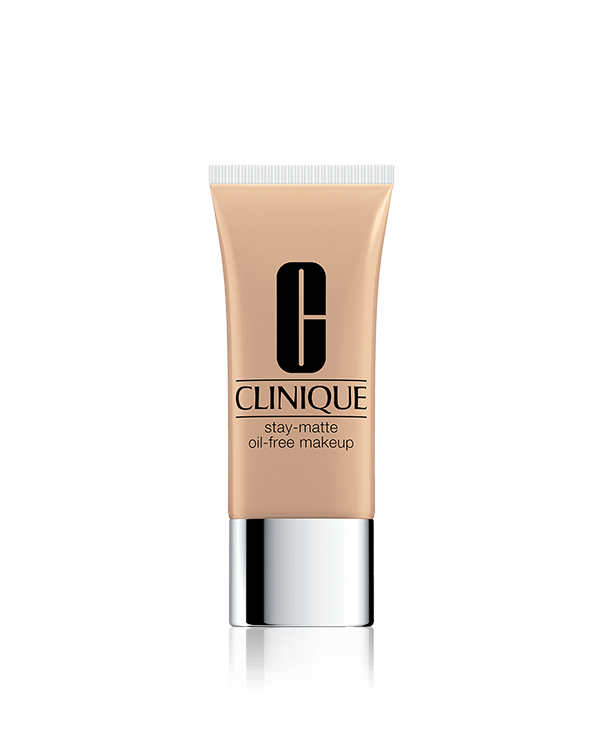Base Que Controla a Oleosidade Stay-Matte Oil-Free, Controla a oleosidade da pele e se mantém intacta mesmo quando exposta à altas temperaturas e umidade.