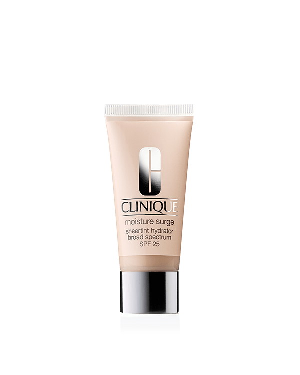 Hidratante Facial com Cor e FPS 25 Moisture Surge ™ Sheertint, Um hidratante com cor que proporciona 12 horas de hidratação, pele perfeita e proteção: tudo em um só.