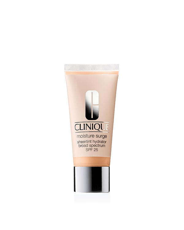 Hidratante com Cor e FPS 25 Moisture Surge™ Sheertint, Um hidratante com cor que proporciona 12 horas de hidratação, pele perfeita e proteção: tudo em um só.