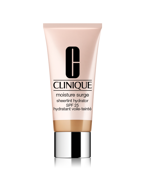 Hidratante Facial com Cor e FPS 25 Moisture Surge ™ Sheertint, Um hidratante com cor que proporciona 12 horas de hidratação, pele perfeita e proteção: tudo em um só.