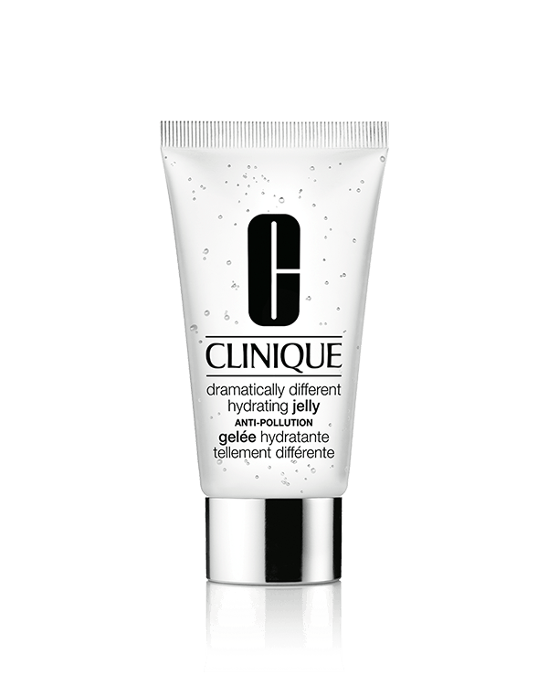 Hidratante Facial em Gel Anti-poluição Dramatically Different™ Jelly, Um hidratante em gel incrivelmente leve que proporciona 24h de reparação hidratante + proteção contra poluição.