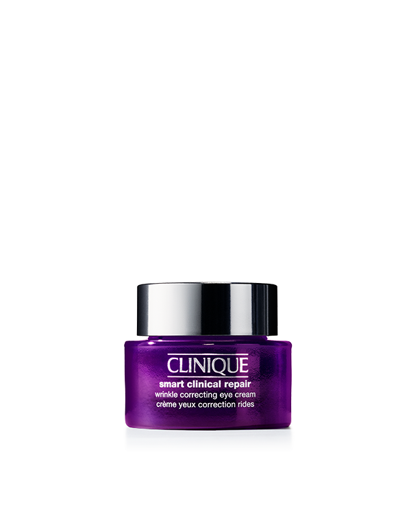 Creme Antirrugas Para Área dos Olhos Smart™️️️️ Clinical, Reduz linhas e rugas ao redor dos olhos, minimiza bolsas e inchaço e atenua olheiras com peptídeos e cafeína. Ideal para olhos sensíveis.
