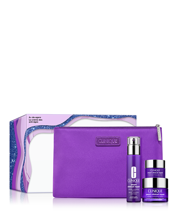 Kit de Natal Anti-Idade Smart™, Uma coleção com nossas melhores fórmulas de skincare no combate a aparência de linhas e rugas.