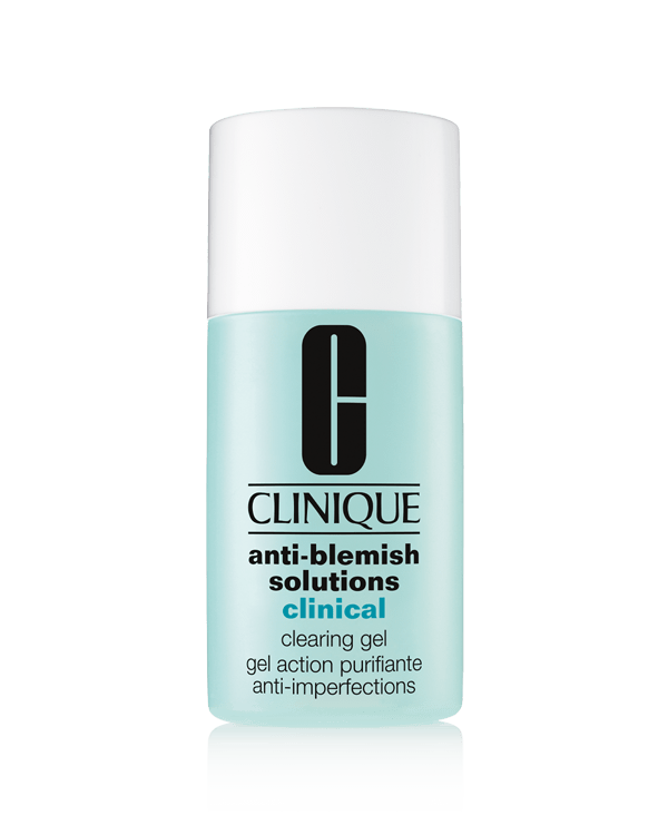 Gel Secativo Anti-Acne Anti-Blemish Solutions™, Gel de tratamento diário que elimina a acne, promove sua cicatrização e previne seu surgimento.