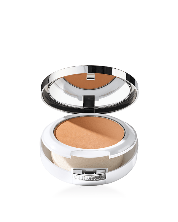 Base + Corretivo em Pó Beyond Perfecting™, Um pó 2 em 1: base + corretivo. Possui alta cobertura e uniformiza a pele com leveza, deixando a pele com aparência perfeita.