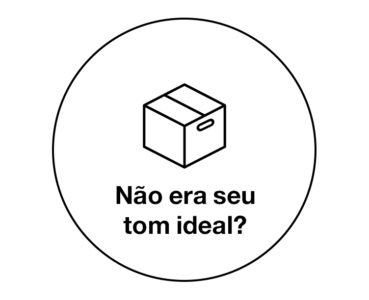 Não gostou? Devolva. Na imagem: uma embalagem/ caixa.